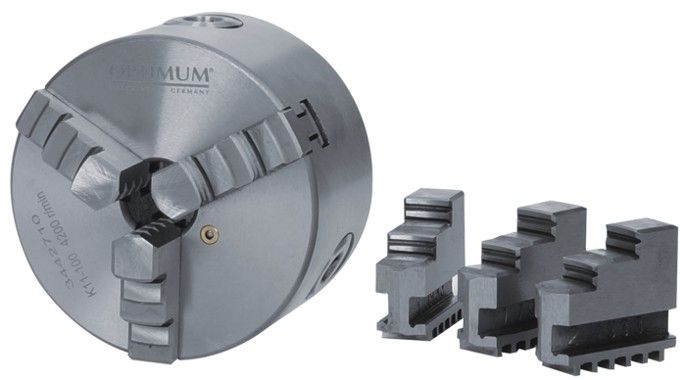 Прецизионные трехкулачковые токарные патроны Optimum CI3C ø 160 мм Camlock D1-4"