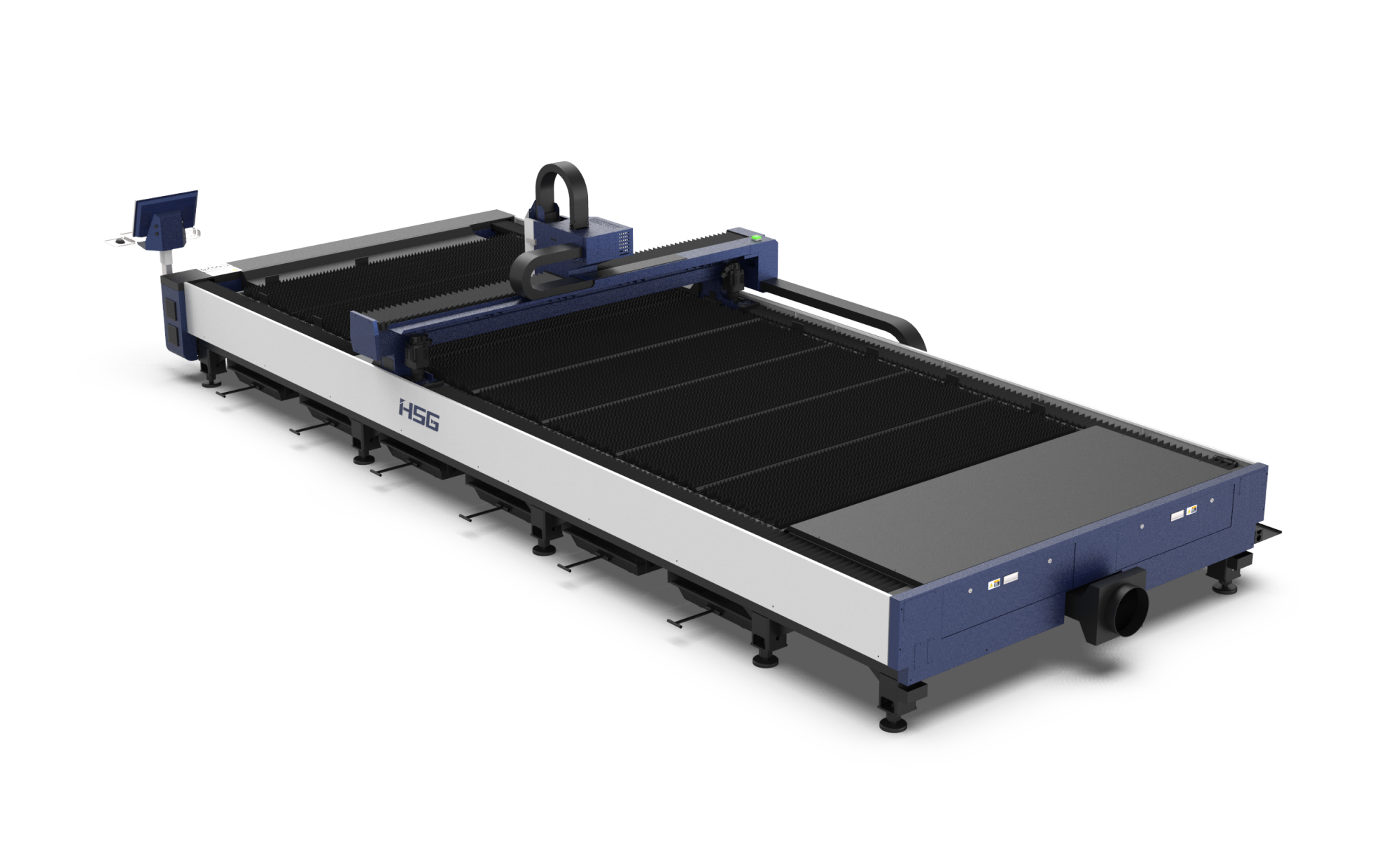 Оптоволоконный лазерный станок для резки металла HSG C6025 1500 Вт