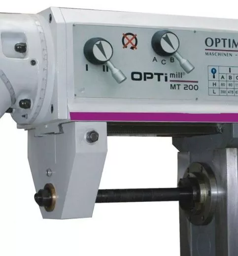 Горизонтально вертикальный фрезерный станок Optimum МТ200