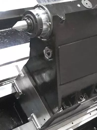 Токарный станок по металлу с ЧПУ HISION TC40Ax1500 с редуктором