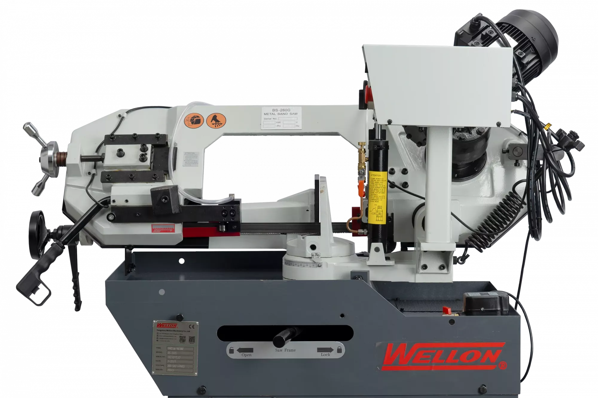 Станок ленточно-пильный ручной WELLON BS-260G